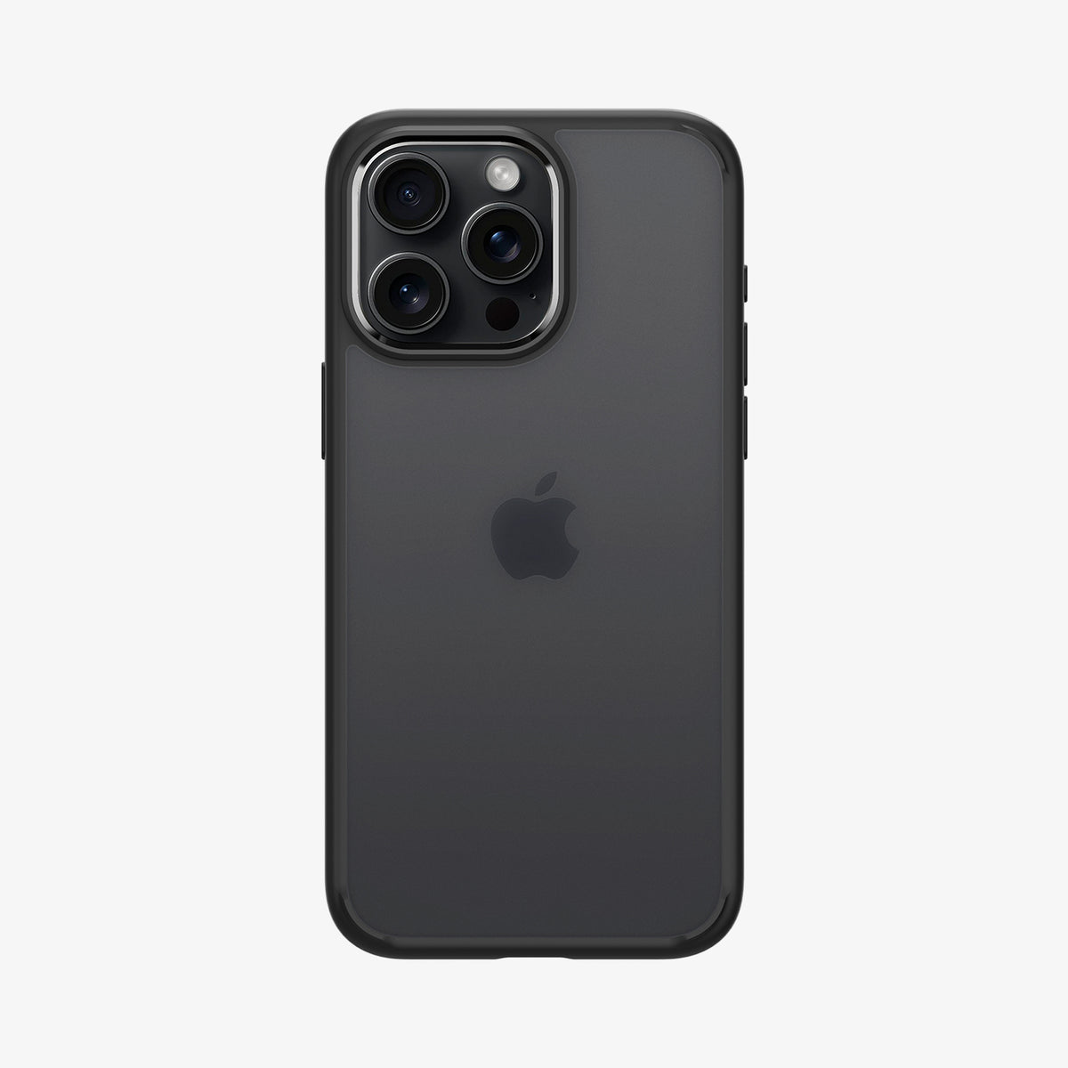 ACS06568 - iPhone 15 Pro Max Case Ultra Hybrid in frost black showing the back