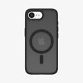 ACS09144 - iPhone 16e Case Ultra Hybrid (MagFit) in Frost Black showing the back