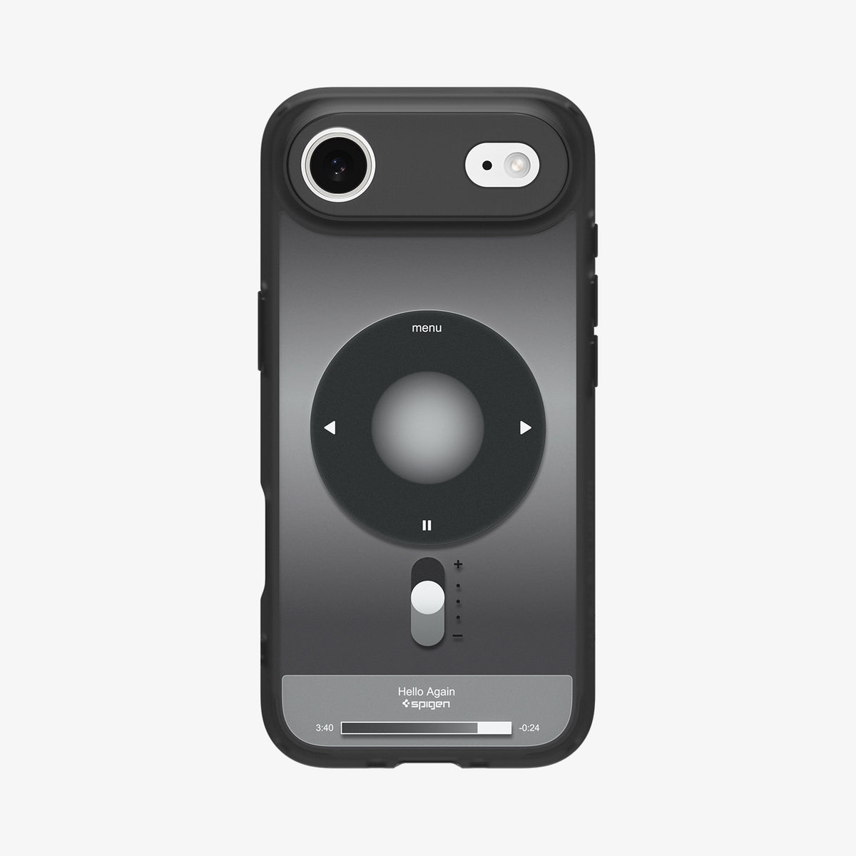 ACS10061 - iPhone 17 Air Ultra Hybrid Classic (MagFit) in Classic Black showing the back