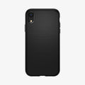 064CS24872  - iPhone XR Case Liquid Air in  Black showing the back
