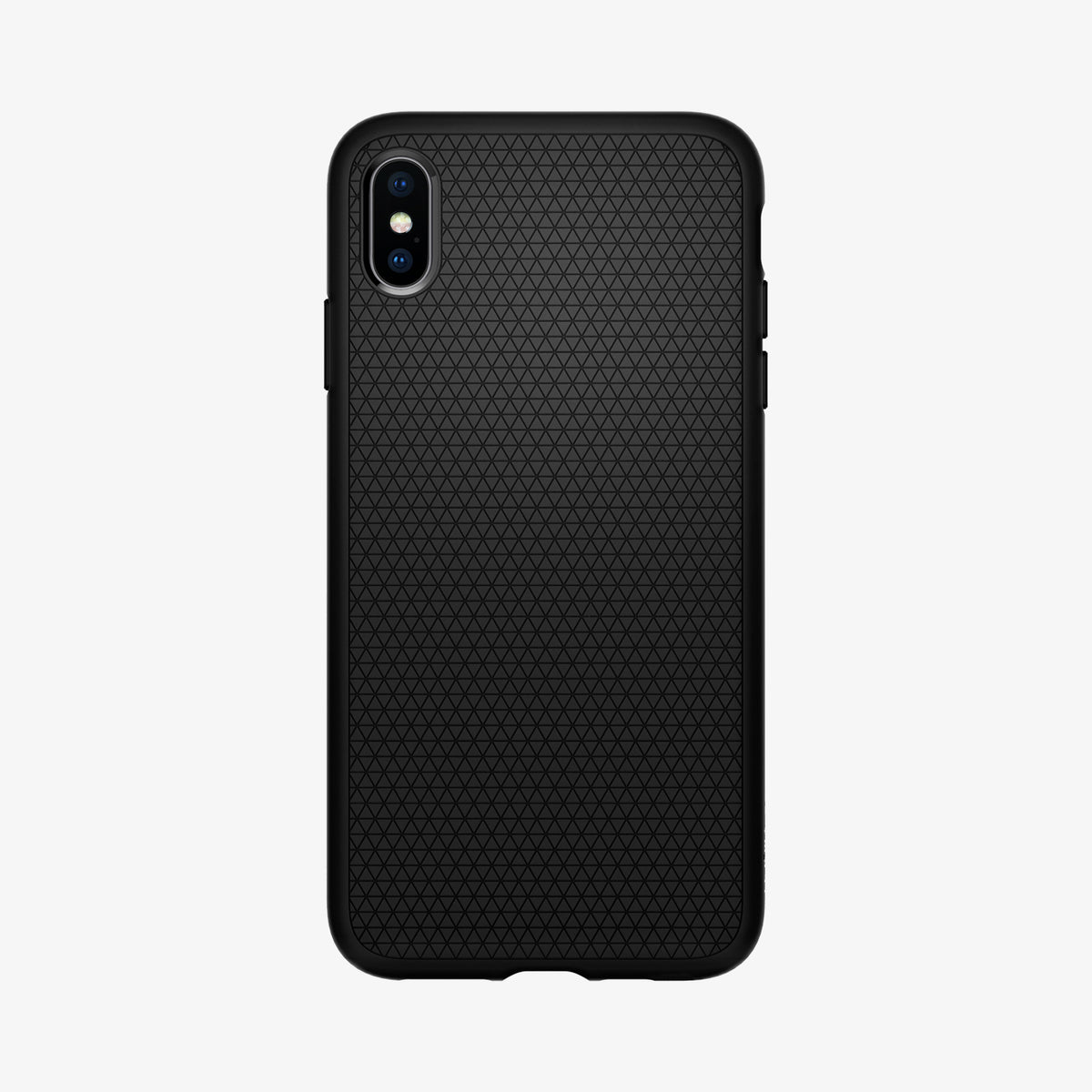 065CS25126  - iPhone XS Max Case Liquid Air in  Matte Black showing the back