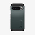 ACS07728 - Pixel 9 Pro XL Case Tough Armor in Abyss Green showing the back