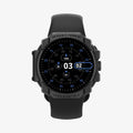 ACS07597 - Pixel Watch 3 (45mm) Rugged Armor in Matte Black showing the front and partial sides