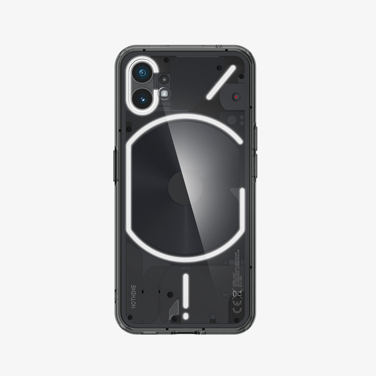 ACS05422 - Nothing Phone 1 Case Ultra Hybrid showing the back