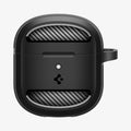 ACS09480 - Pixel Buds 2a Case Rugged Armor in black showing the front