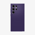 ACS07449 - Galaxy S24 Ultra Case Liquid Air in Deep Purple showing the back