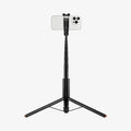 AMP09336 - Tripod Selfie Stick S541W in Black showing the back of the device attached to the tripod