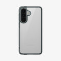 ACS11124 - Spigen Ultra Hybrid Galaxy A57 5G case in Space Crystal - back view showing dark tinted frame and precise camera cutout