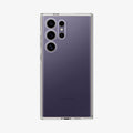 ACS07283 - Galaxy S24 Ultra Case Liquid Crystal in Crystal Clear showing the back