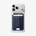 AFA10804 - MagSafe SleekBand Card Holder | 3 Cards (MagFit) in Modern Navy showing front with card in the product