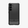 ACS07346 - Galaxy S24 Case Rugged Armor in Matte Black showing the back