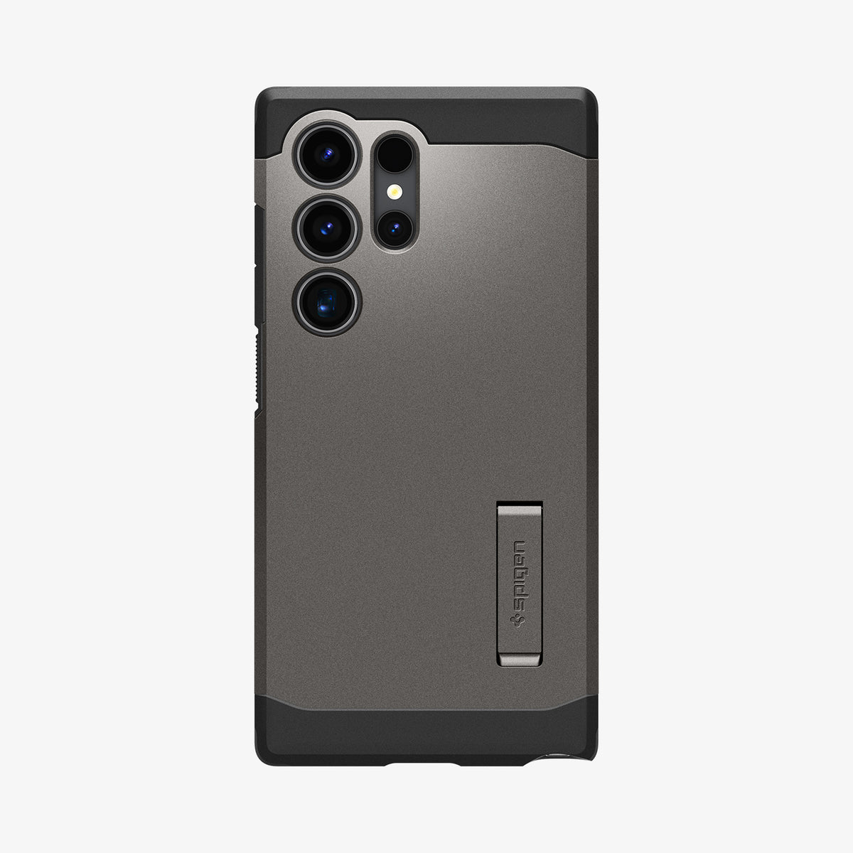 ACS07301 - Galaxy S24 Ultra Case Tough Armor in Gunmetal showing the back