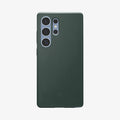 ACS08947 - Galaxy S25 Ultra Case Thin Fit (MagFit + Qi2 Ready) in Abyss Green showing the back