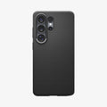 ACS11023 - Galaxy S26 Ultra Liquid Air in Matte Black showing the back
