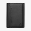AFA09133 - MagSafe Card Holder Valentinus S (MagFit) in Black showing the front