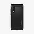S52CS26400  - Xiaomi Mi 9 Lite Case Rugged Armor in  Matte Black showing the back
