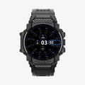 ACS07599 - Pixel Watch 3 (45mm) Case Rugged Armor Pro in Black showing the front and sides