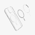 ACS03529 -iPhone 13 Case Ultra Hybrid Mag Safe Compatible in black showing the inside magnetic ring layers