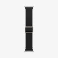 AMP02286 - Apple Watch Series (Apple Watch (49mm)/Apple Watch (45mm)/Apple Watch (42mm)) Watch Band Lite Fit in black showing the band from end to end
