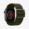 AMP02288 - Apple Watch Series (Apple Watch (49mm)/Apple Watch (45mm)/Apple Watch (42mm)) Watch Band Lite Fit in khaki showing the back