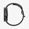 ACS06393 - Galaxy Watch 6 (40mm) Case Liquid Air in matte black showing the side