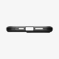 ACS04985 - iPhone 14 Pro Case Tough Armor (MagFit) in black showing the bottom with precise cutouts