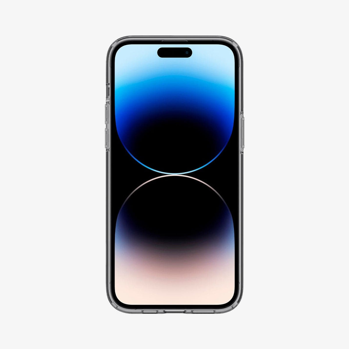 ACS05586 - iPhone 14 Pro Case Ultra Hybrid (MagFit) in frost black showing the front