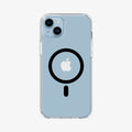 ACS05049 - iPhone 14 Case Ultra Hybrid (MagFit) in black showing the back