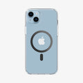 ACS05050 - iPhone 14 Case Ultra Hybrid (MagFit) in carbon fiber showing the back