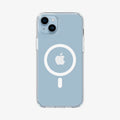 ACS05048 - iPhone 14 Case Ultra Hybrid (MagFit) in white showing the back